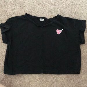 Garage cropped tee size XS